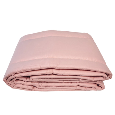 Pudrasto roza obroba za posteljico, 360x30 cm BALBINA